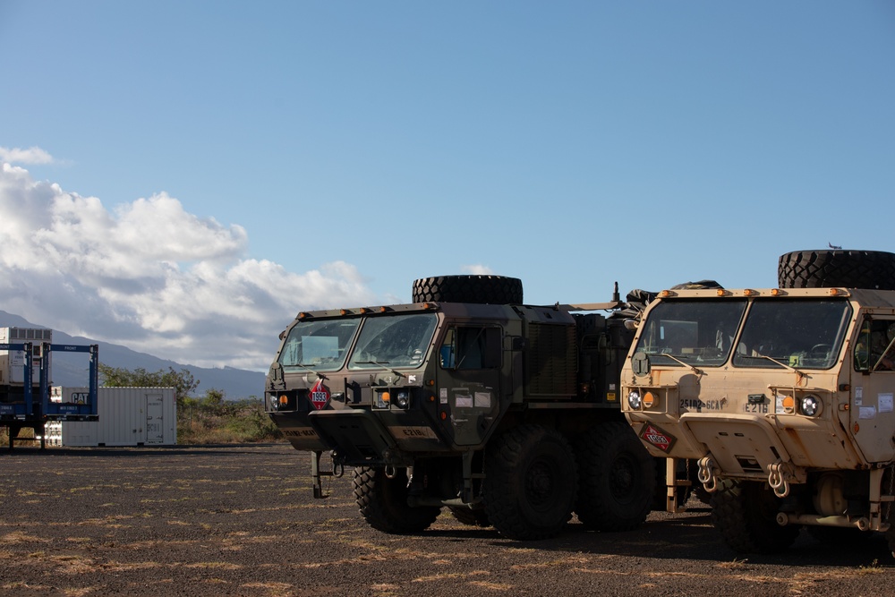 JTF-50 helps support FEMA by providing equipment and refueling aid