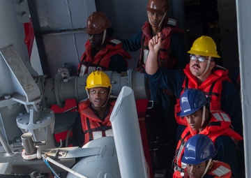 Manned and Ready on the Boat Deck