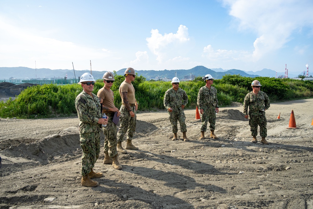 Iwakuni NMCB-3 CO visit