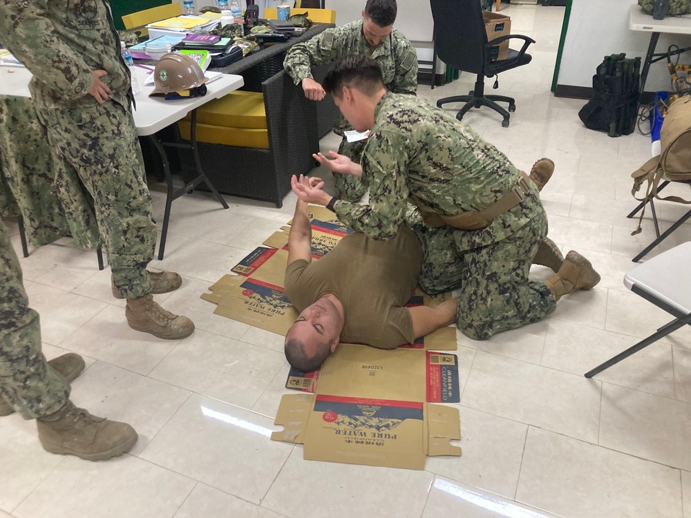 Combat Life Saver Training (NMCB-3)