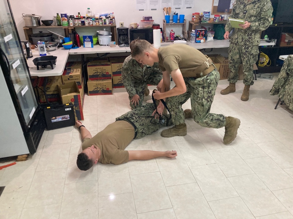 Combat Life Saver Training (NMCB-3)