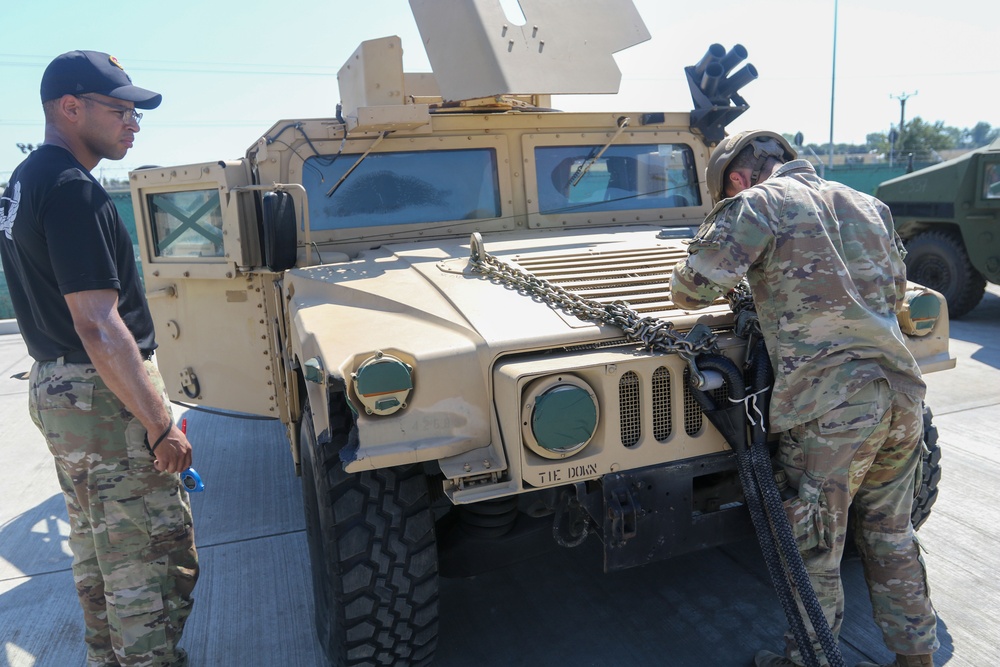 Task Force Mountain Soldiers attend the U.S. Army Air Assault Course in Romania