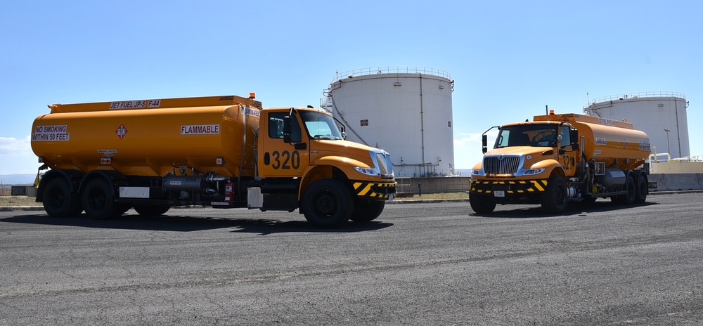 NAVSUP, NAVFAC put into service new aircraft refueler trucks at Naval Air Station Sigonella