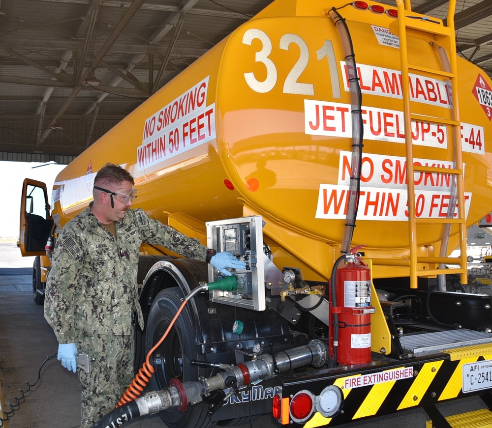 NAVSUP, NAVFAC put into service new aircraft refueler trucks at Naval Air Station Sigonella