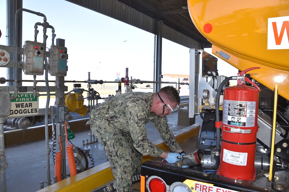 NAVSUP, NAVFAC put into service new aircraft refueler trucks at Naval Air Station Sigonella