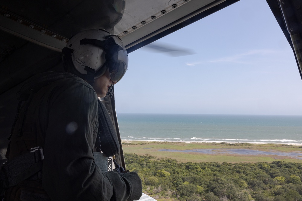 Large Scale Exercise 2023: Marine Heavy Helicopter Squadron (HMH) 461 conducts external lifts and refueling