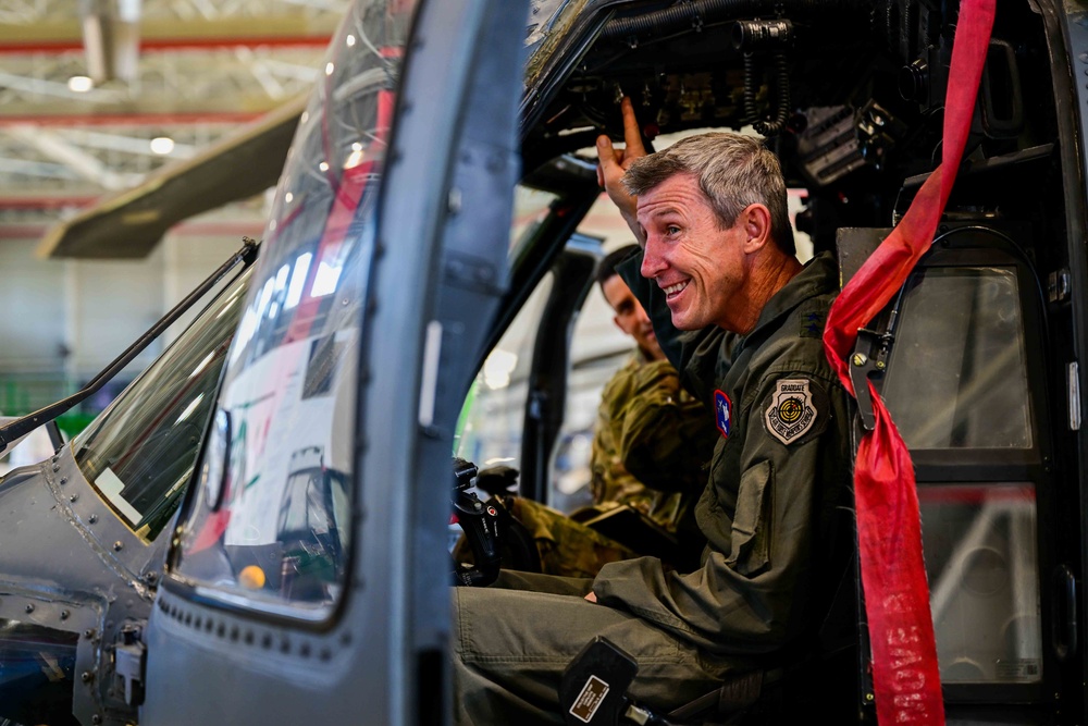 Rescue pilot’s visit to Aviano connects the past to the present