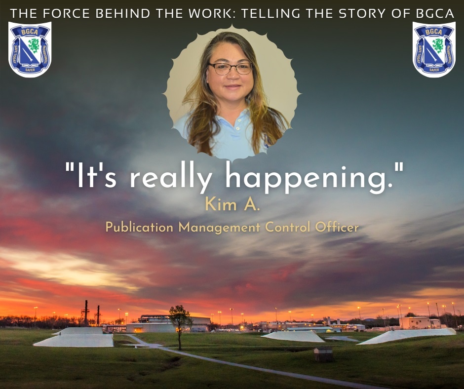 The Force Behind the Work: Telling the Story of Blue Grass Chemical Activity- Kim A.
