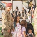 U.S Army Soldiers Take Their Children To Their First Day Of School