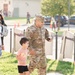 U.S Army Soldiers Take Their Children To Their First Day Of School