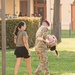 U.S Army Soldiers Take Their Children To Their First Day Of School