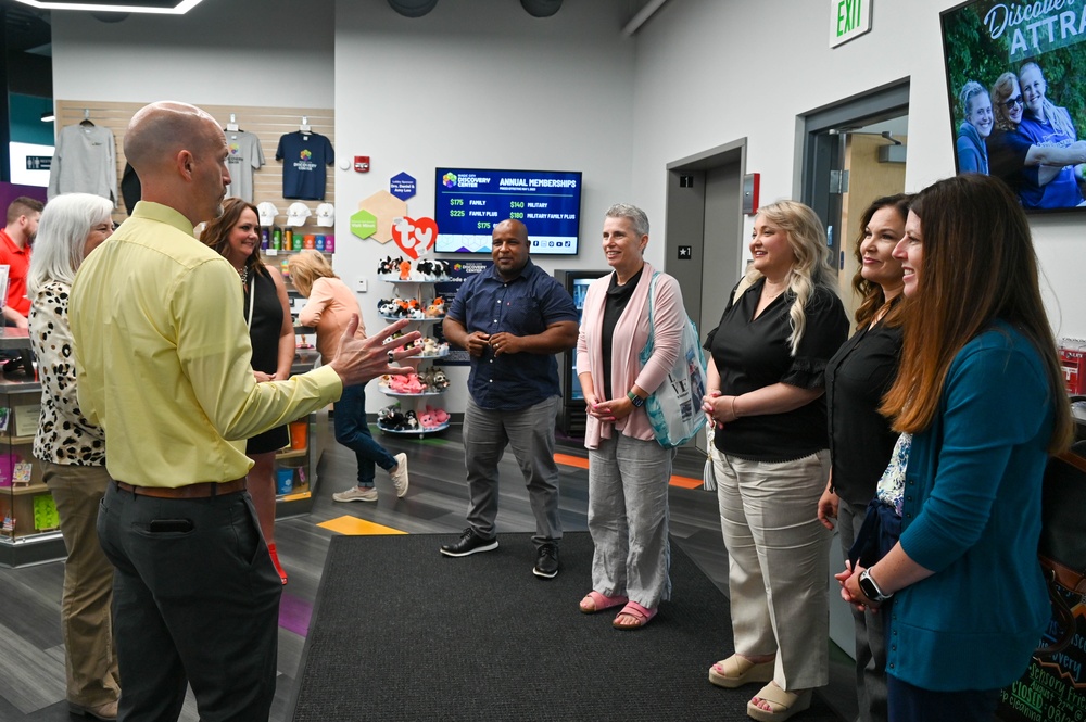 AFGSC Key Spouses Visit Minot AFB