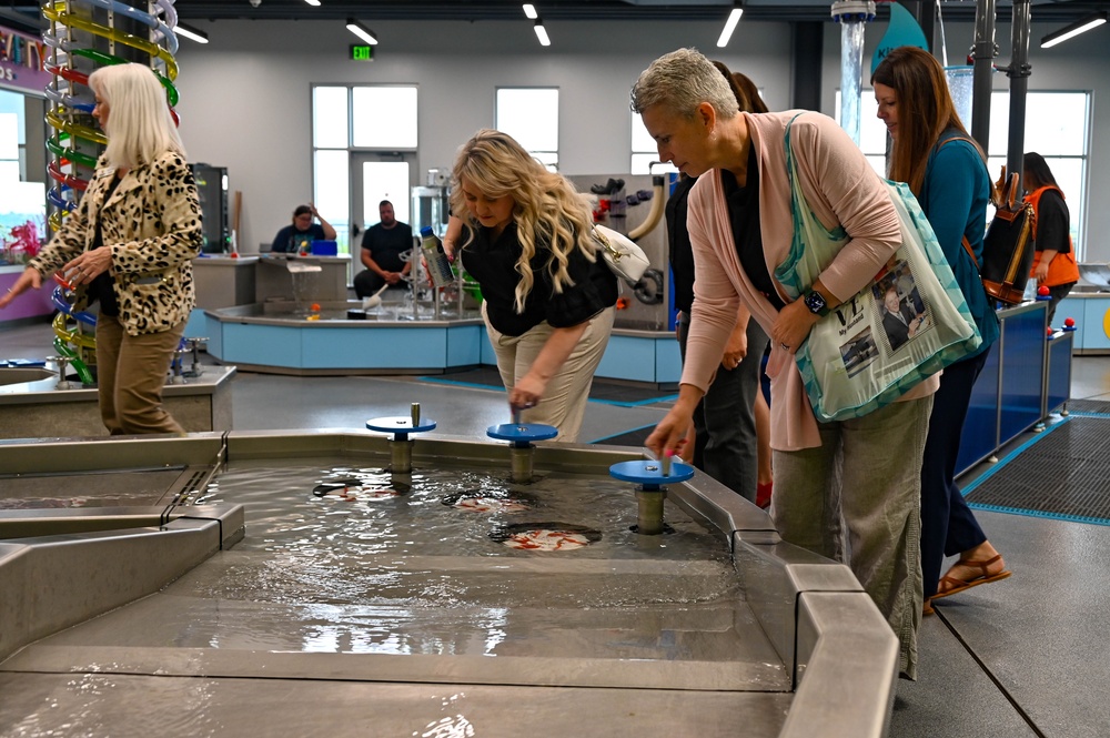 AFGSC Key Spouses Visit Minot AFB