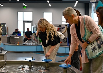 AFGSC Key Spouses Visit Minot AFB