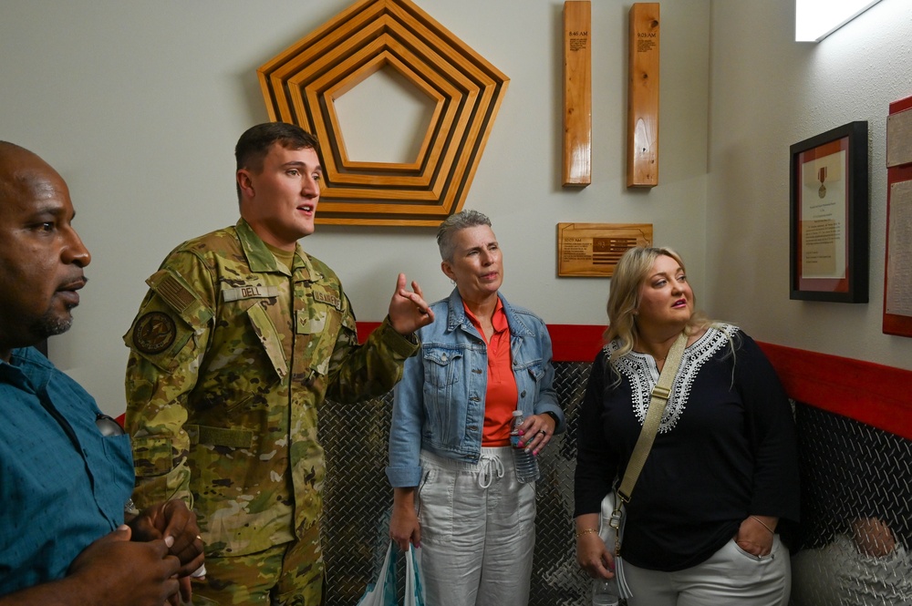 AFGSC Key Spouses Visit Minot AFB