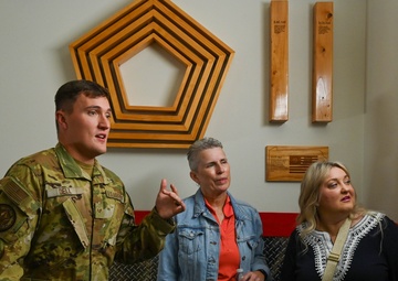 AFGSC Key Spouses Visit Minot AFB