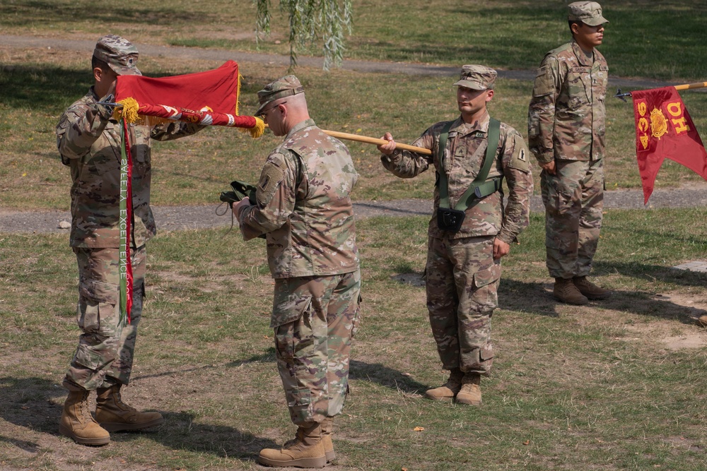 RIP/TOA Ceremony at Camp Powidz