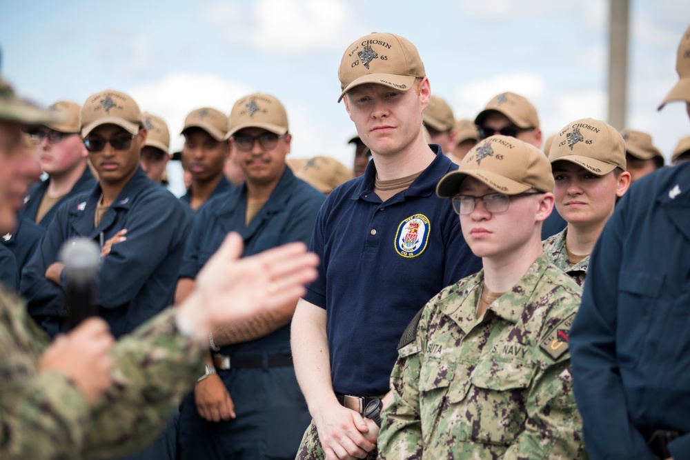 CNP Visits USS Chosin at Naval Station Everett