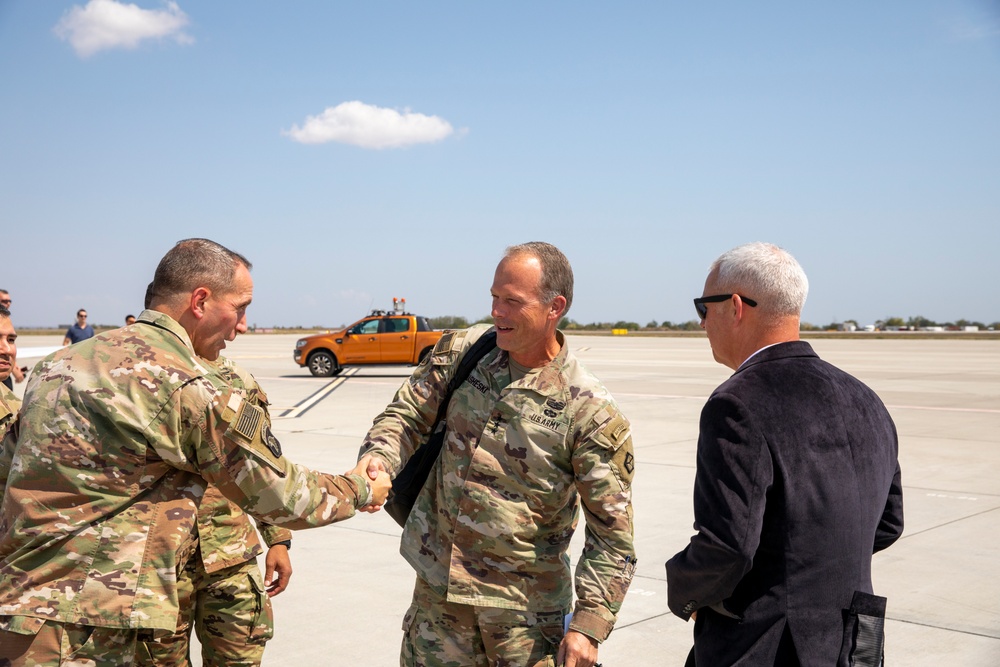 Lt. Gen. John Kolashesk MK Air Base Visit