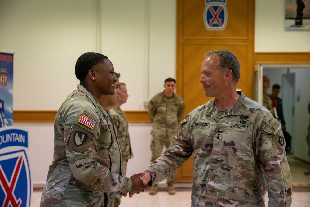 Lt. Gen. John Kolashesk MK Air Base Visit