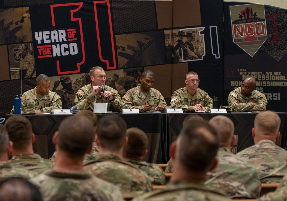 Year of The Noncommissioned Officer Panel