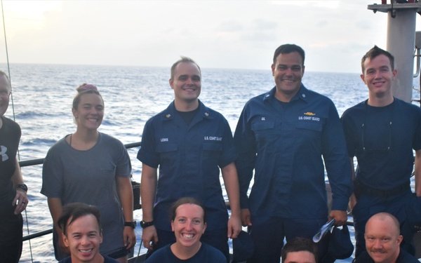 U.S. Coast Guard Cutter Resolute (WMEC 620) holds reenlistment