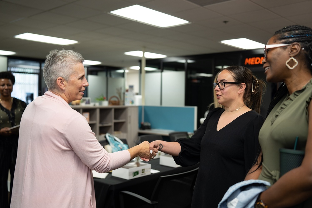 Barbara Bussiere Tours Kirtland Air Force Base