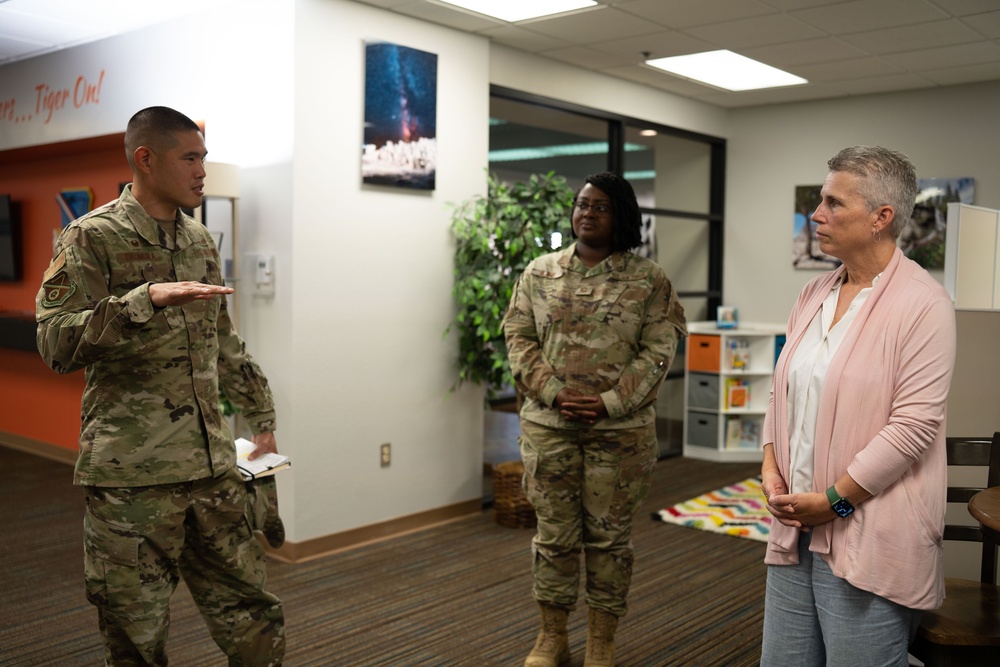 Barbara Bussiere Tours Kirtland Air Force Base