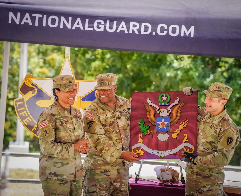 111th Medical Battalion welcomes new leadership