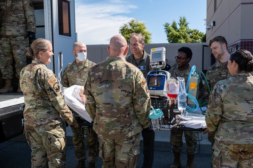 18th Air Force leadership visits Travis Air Force Base