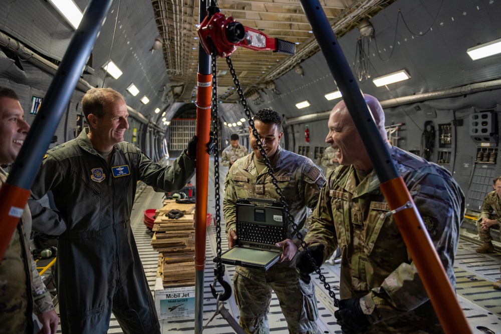 18th Air Force leadership visits Travis Air Force Base