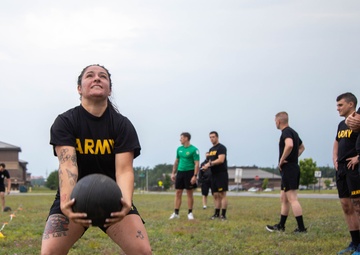 Sword Battalion conducts Best Squad PT