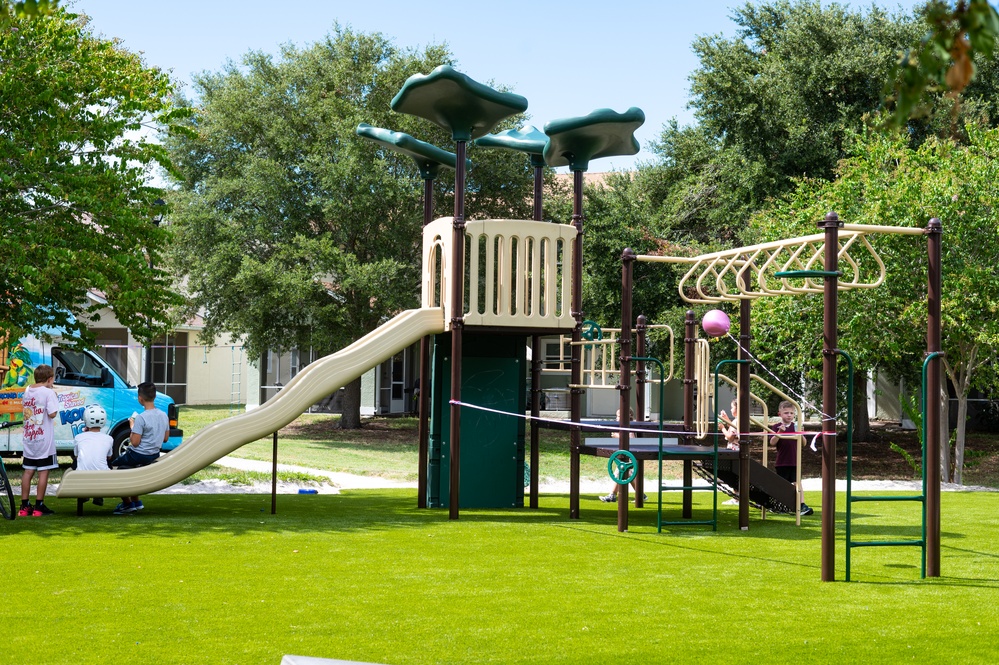 MacDill Leadership reveals Liberty Cove Park with ribbon cutting