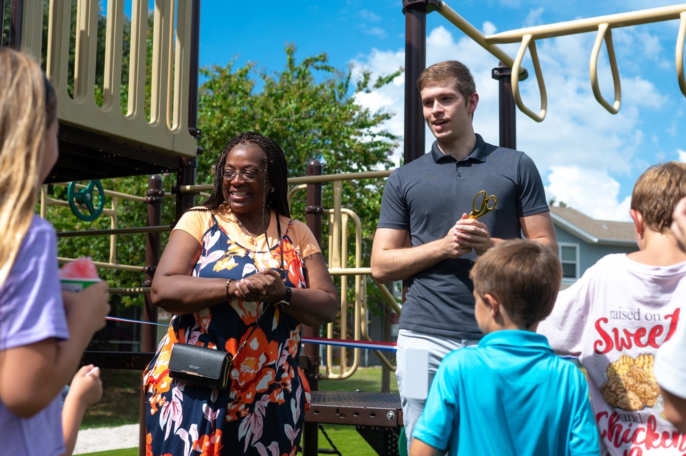 MacDill Leadership reveals Liberty Cove Park with ribbon cutting