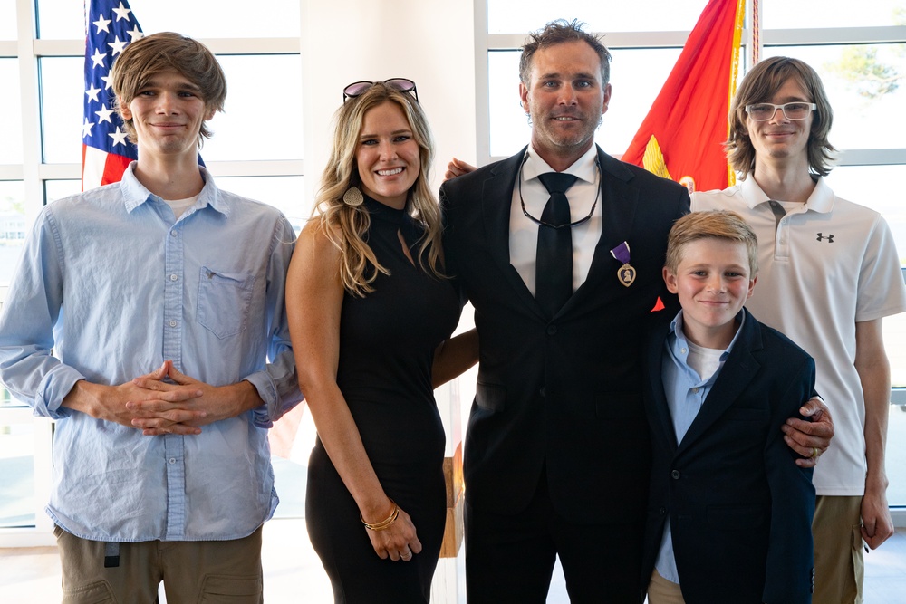 From the Corps to Charter Fishing | Alabama Marine Veteran Receives Purple Heart