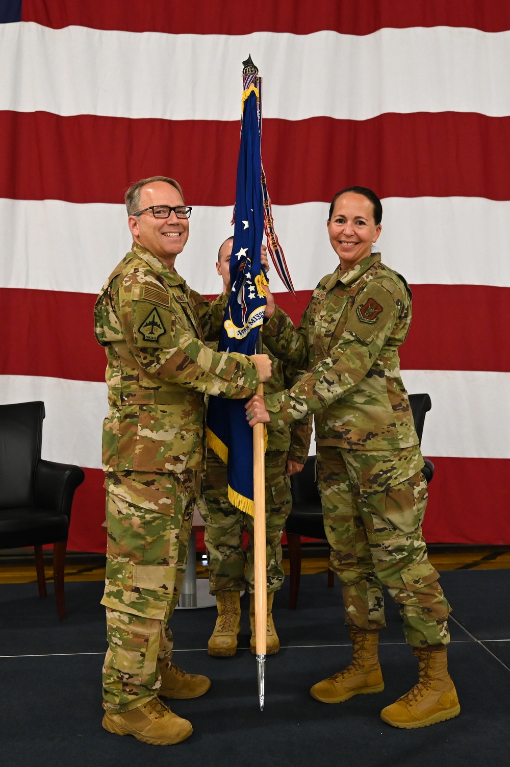 Mission Support Group welcomes commander