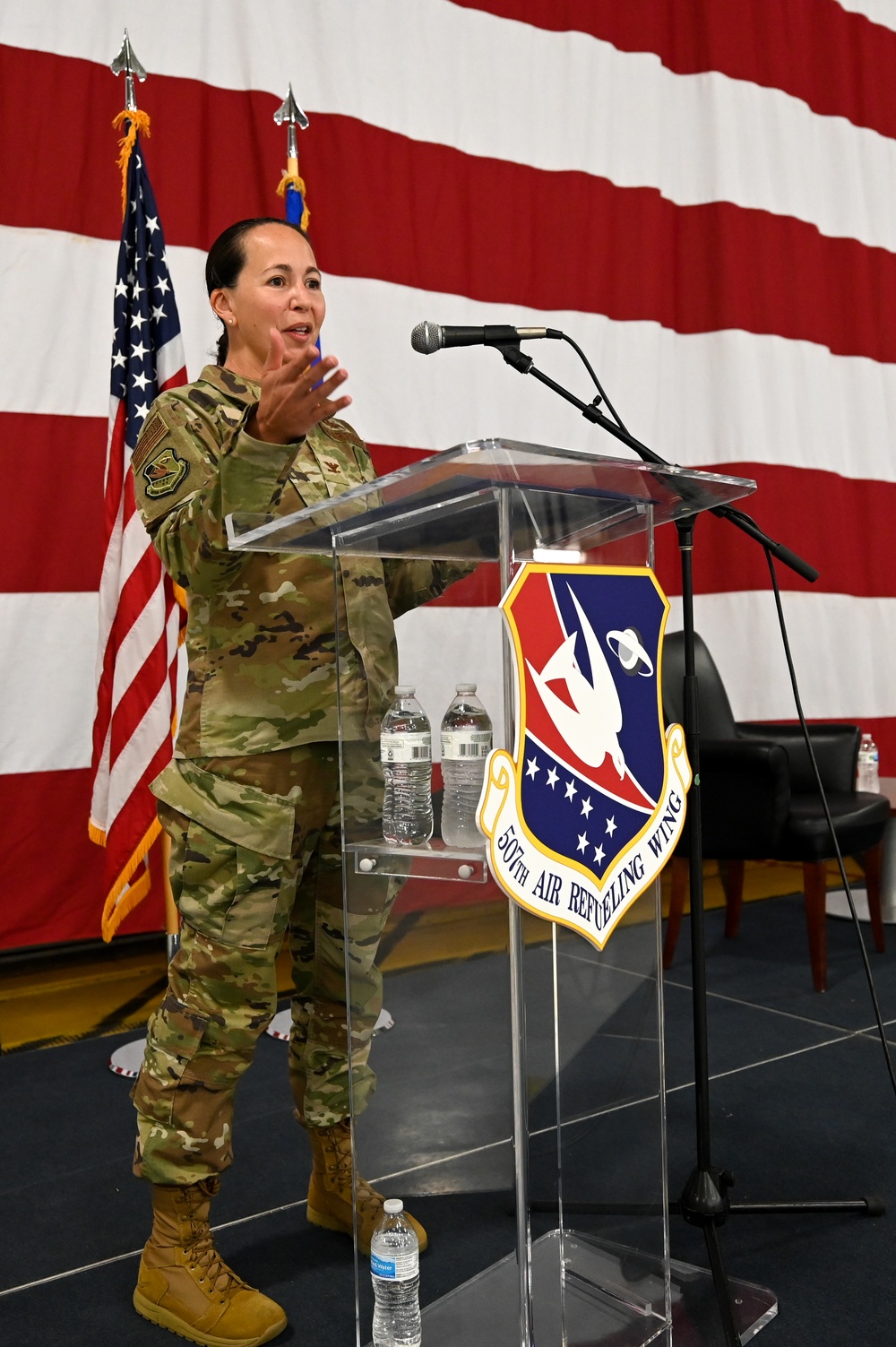 Mission Support Group welcomes commander