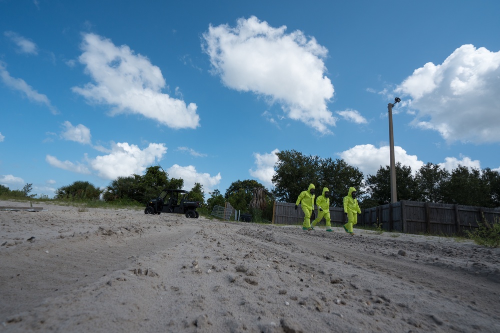 MacDill's EOD unit conducts chemical ordnance response assessment