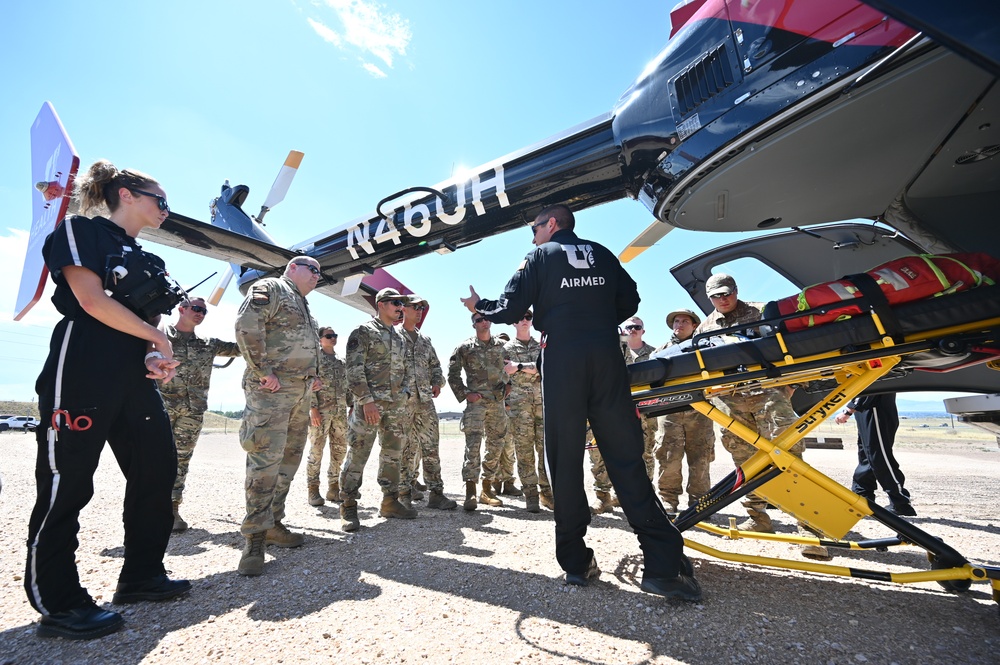 775th EOD receive medivac training