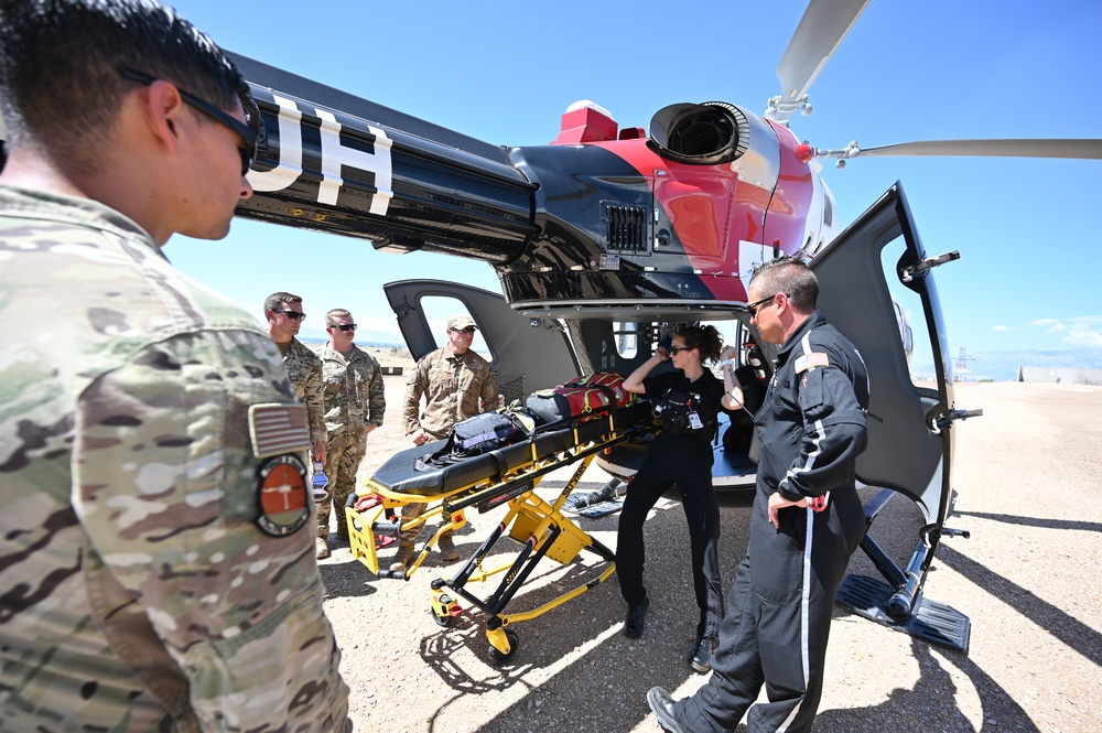 775th EOD receive medivac training