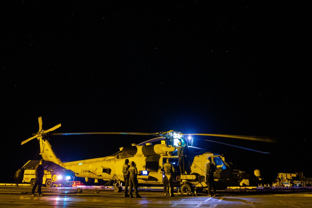 Night Flight Deck Operations