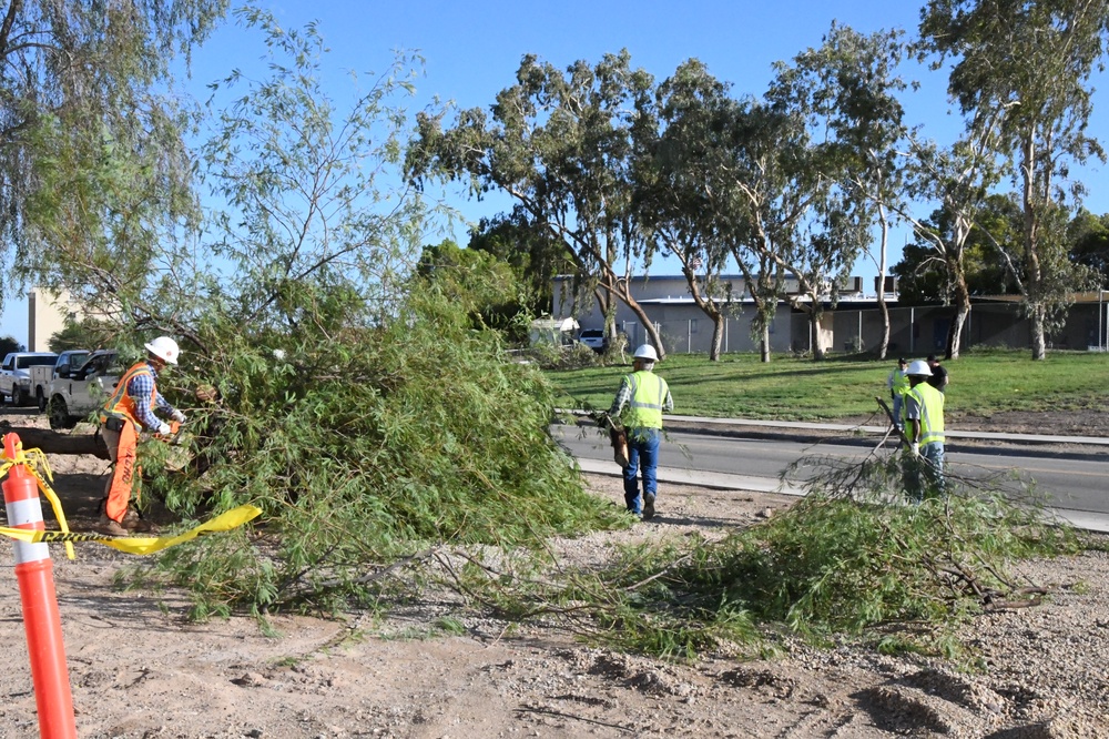 Proving Ground crews clean up after Tropical Storm Hilary