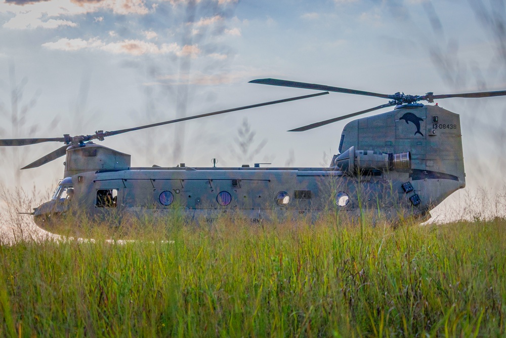 Paratroopers Conduct Air Assault Operations