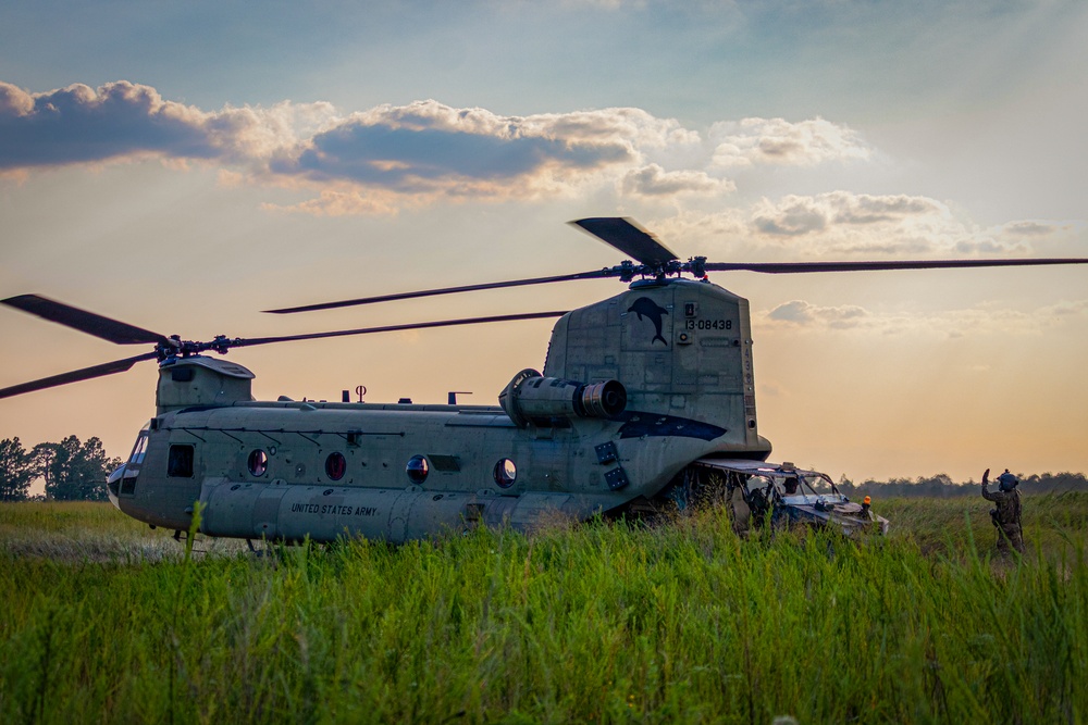 Paratroopers Conduct Air Assault Operations