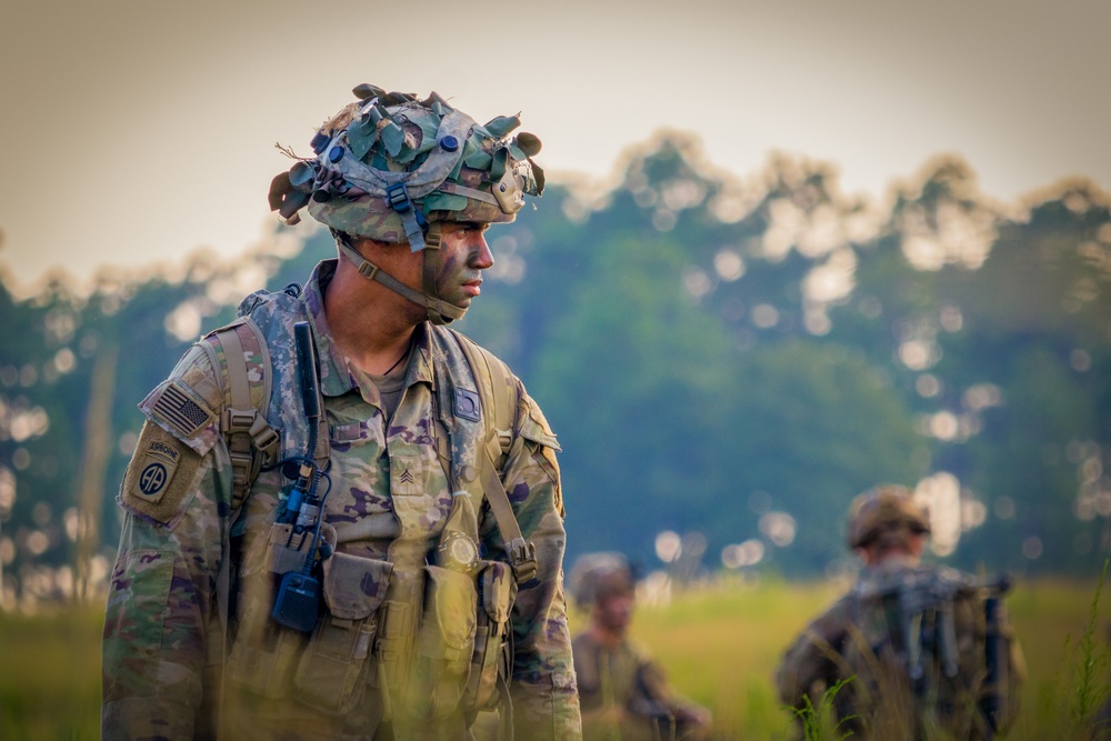 Paratroopers Conduct Air Assault Operations