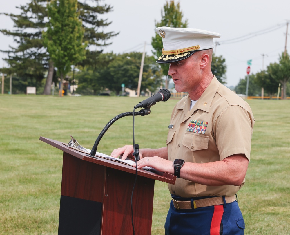 4th Marine Corps District Change of Command Ceremony