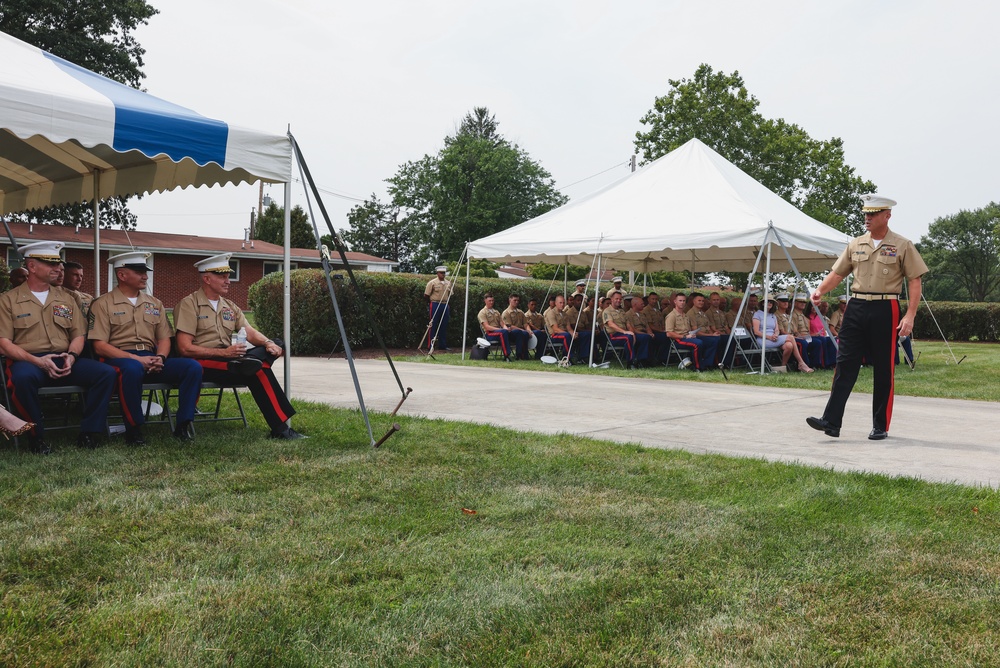 4th Marine Corps District Change of Command Ceremony