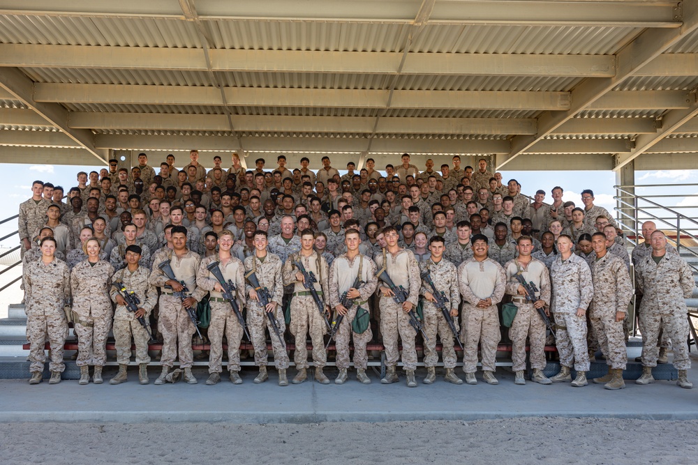 The Commanding General of 2nd Marine Logistics Group Visits Combat Logistics Battalion 6 During SLTE 5-23