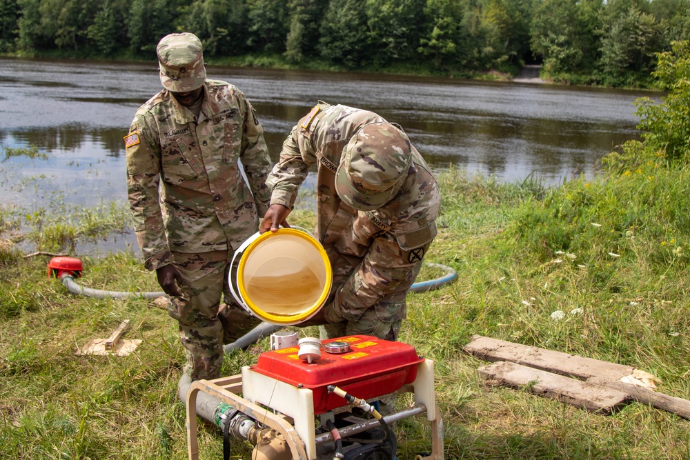 10th MDSB and 10th CAB partner for water purification training