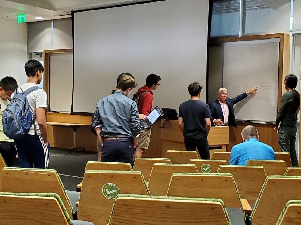 NAVFAC EXWC Director Lectures on Microgrids at Stanford University